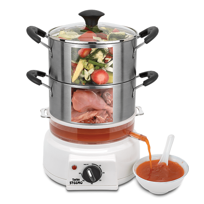 steemo stainless steel steam cooker with soup maker