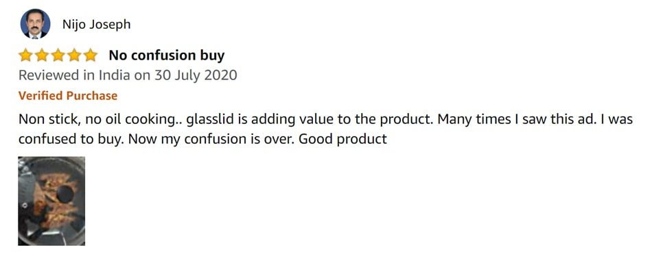 Amazon Customer review for gas o grill range