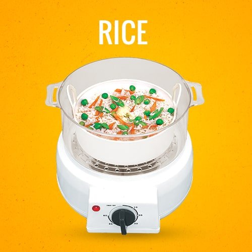 rice makes attachment in steemo ploycarbonate multi steam cooker