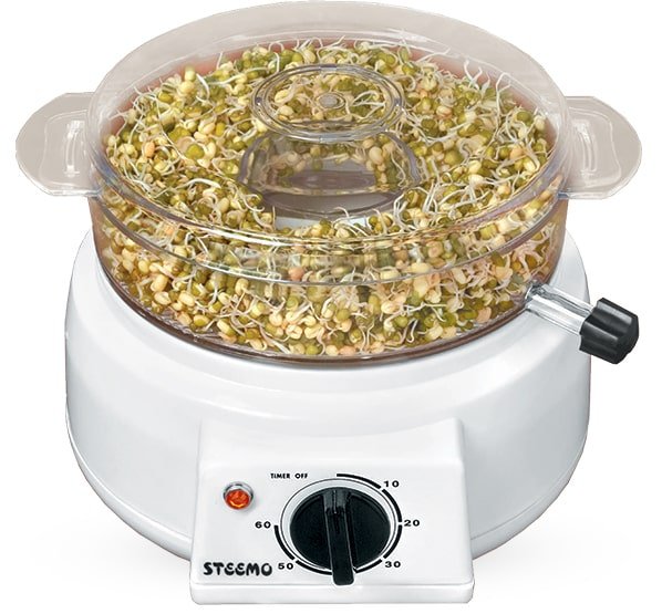 sprout maker attachments of steemo multi steam cooker polycarbonate transparent