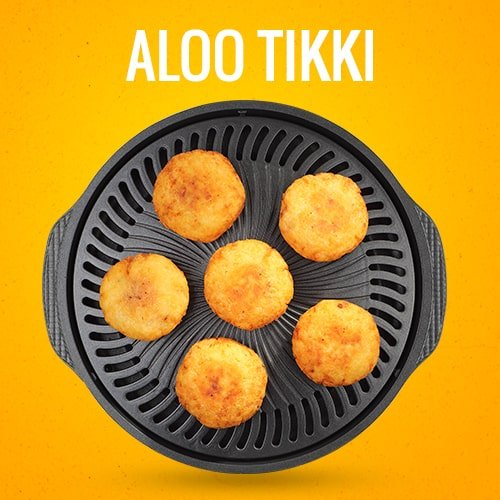 aloo tikki on gas o grill bbqs with lid