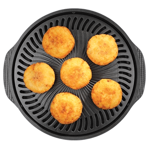 sutuffed vegtabales on gas o grill with lid model